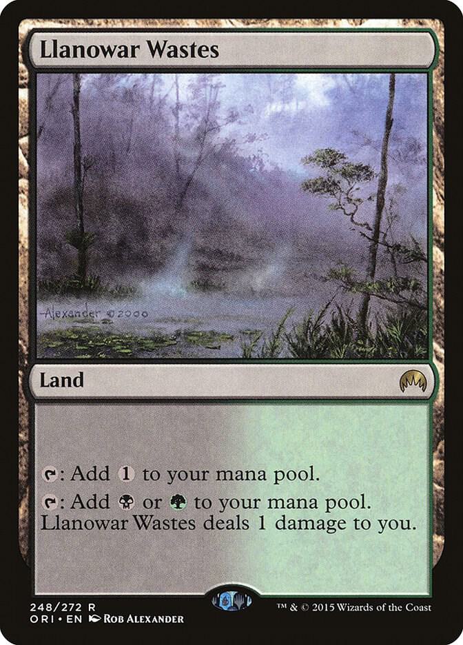 Llanowar Wastes - Magic Origins (ORI) LP