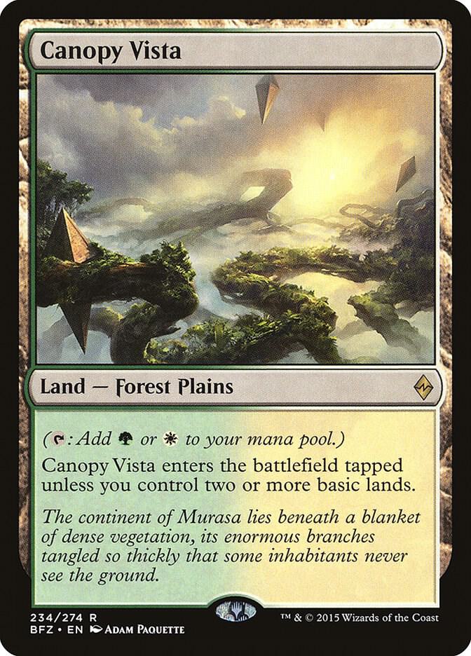 Canopy Vista - Battle for Zendikar (BFZ) LP