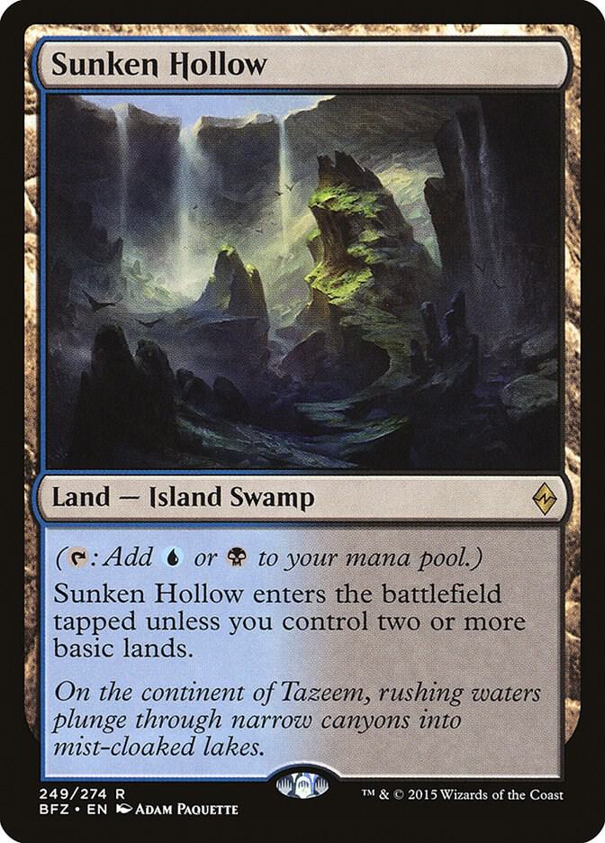 Sunken Hollow - Battle for Zendikar (BFZ) LP