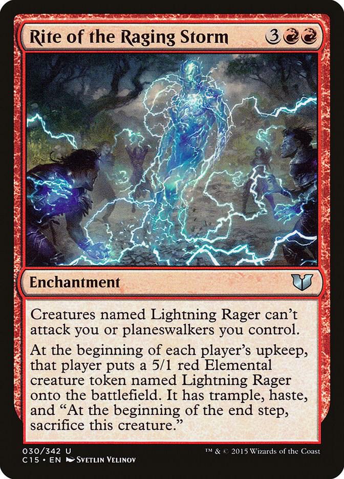 Rite of the Raging Storm - Commander 2015 (C15) LP