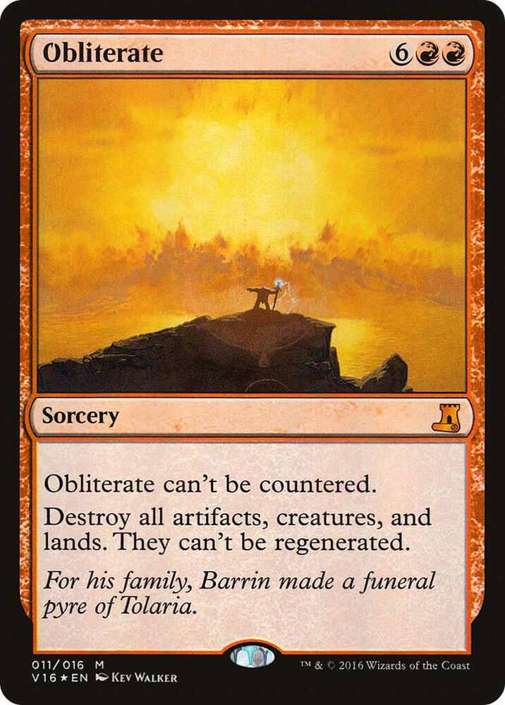 Obliterate - From the Vault: Lore (V16) *FOIL*