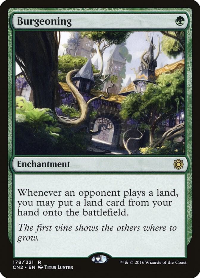 Burgeoning - Conspiracy: Take the Crown (CN2) NM *FOIL*