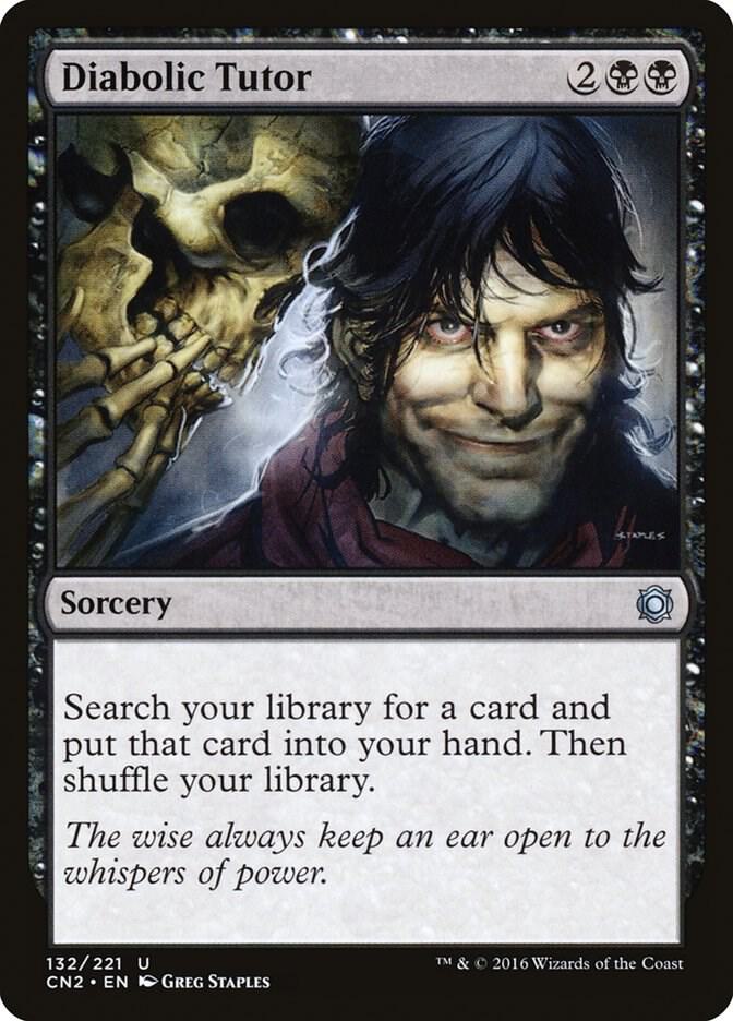 Diabolic Tutor - Conspiracy: Take the Crown (CN2) NM