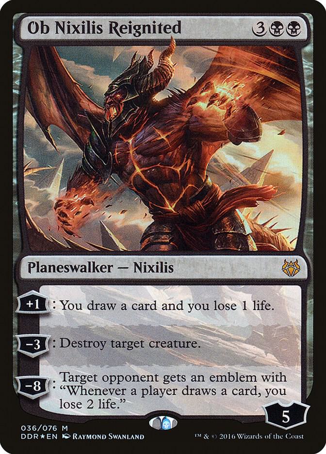 Ob Nixilis Reignited - Duel Decks: Nissa vs. Ob Nixilis (DDR) NM *FOIL*