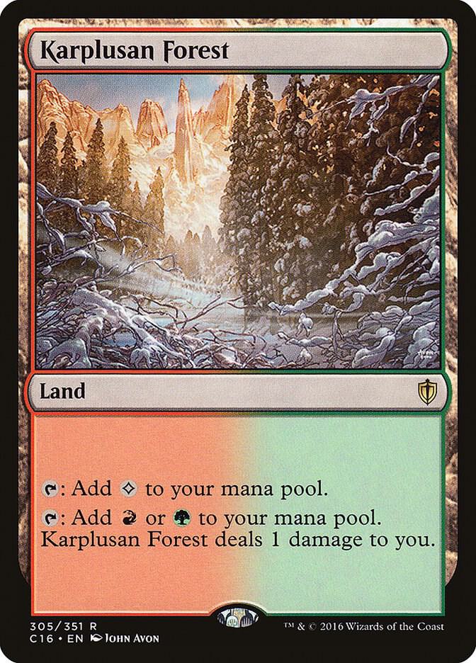 Karplusan Forest - Commander 2016 (C16) NM