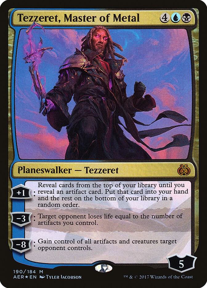 Tezzeret, Master of Metal - Aether Revolt (AER) LP *FOIL*