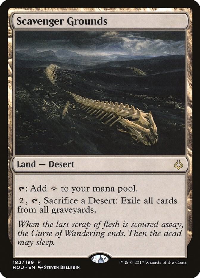 Scavenger Grounds - Hour of Devastation (HOU) NM