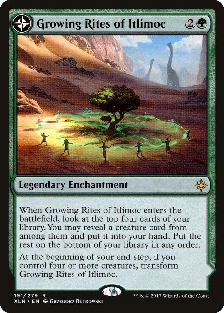 Growing Rites of Itlimoc - Ixalan (XLN) NM