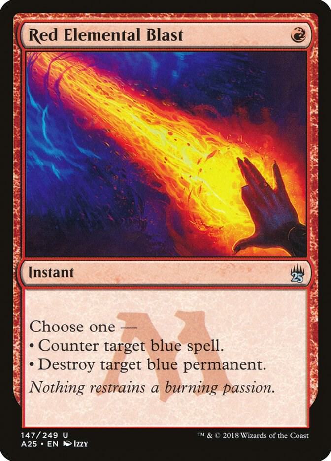 Red Elemental Blast - Masters 25 (A25) NM