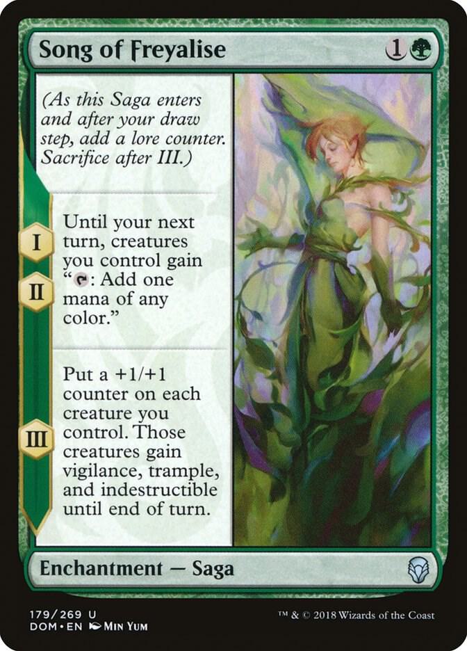 Song of Freyalise - Dominaria (DOM) MP *FOIL*