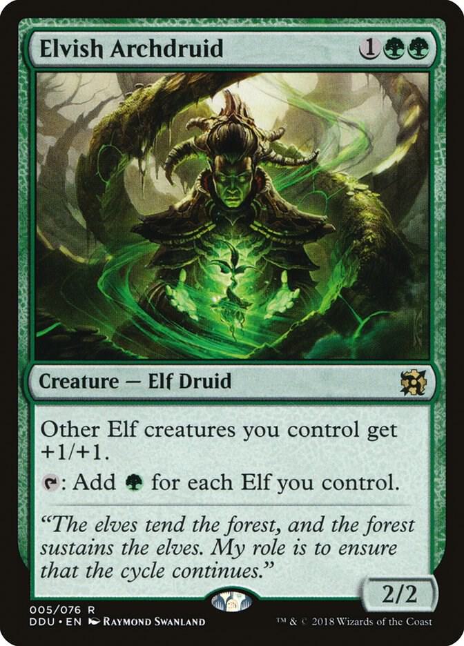 Elvish Archdruid - Duel Decks: Elves vs. Inventors (DDU) NM