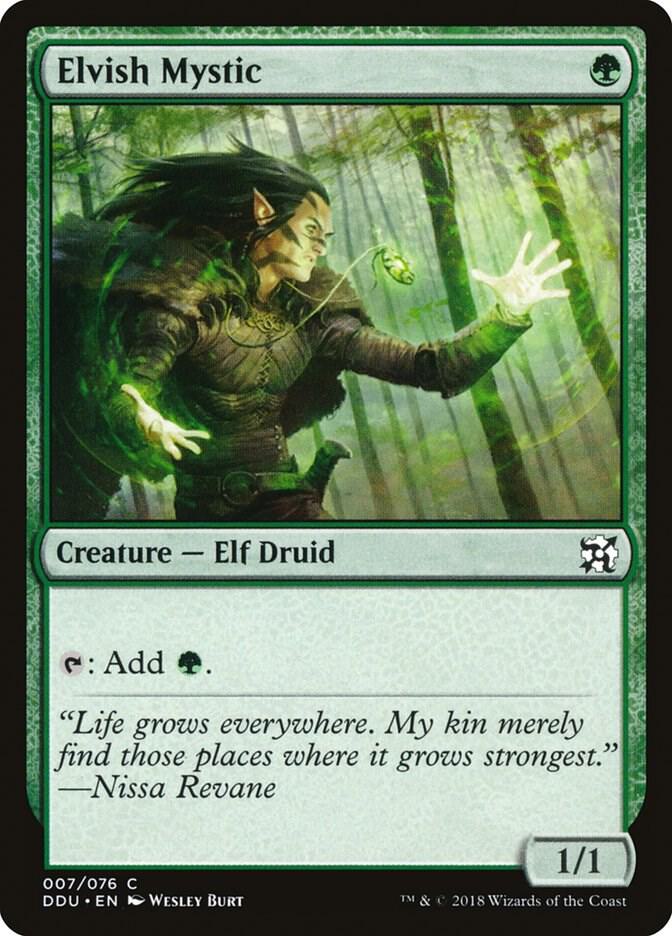 Elvish Mystic - Duel Decks: Elves vs. Inventors (DDU) LP