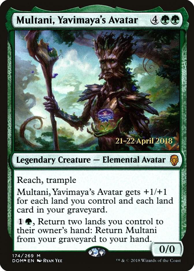 Multani, Yavimaya's Avatar - Prerelease Cards (PRE) LP *FOIL*
