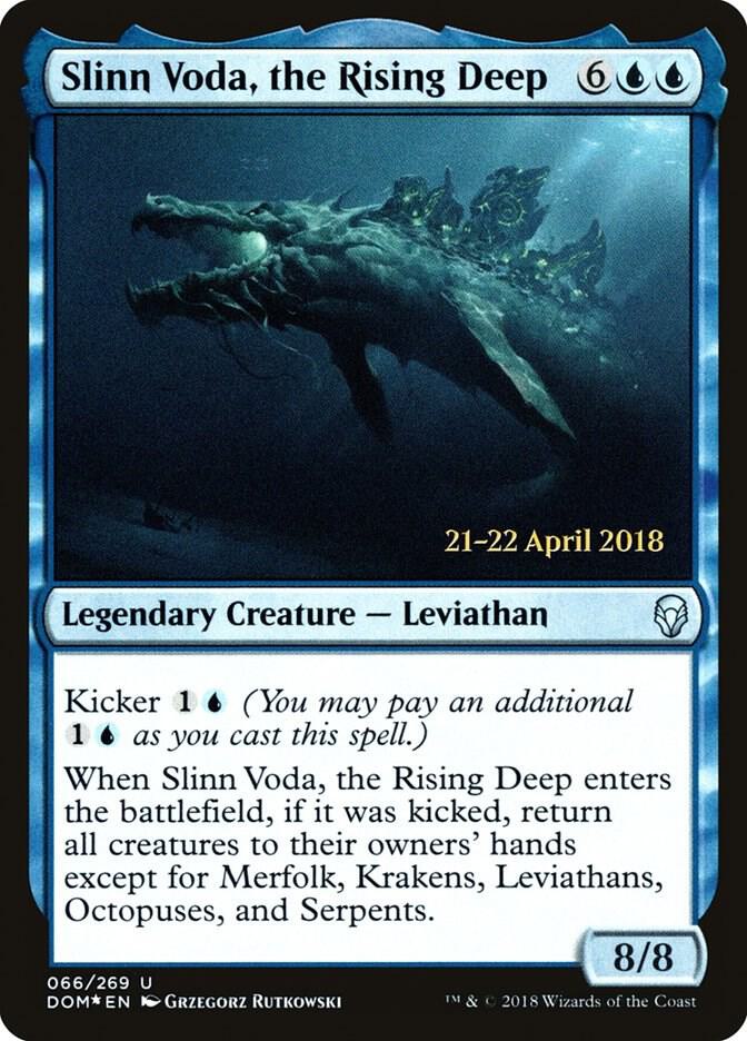 Slinn Voda, the Rising Deep - Prerelease Cards (PRE) MP *FOIL*