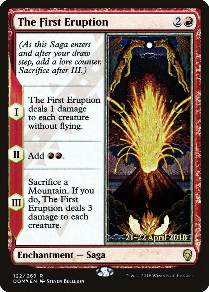 The First Eruption - Prerelease Cards (PRE) LP *FOIL*
