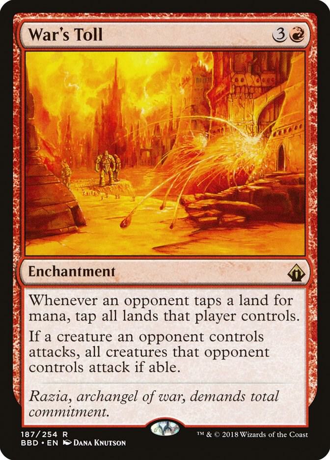 War's Toll - Battlebond (BBD) NM