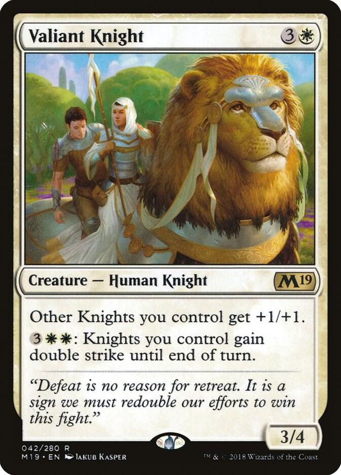 Valiant Knight - Core Set 2019 (M19) NM
