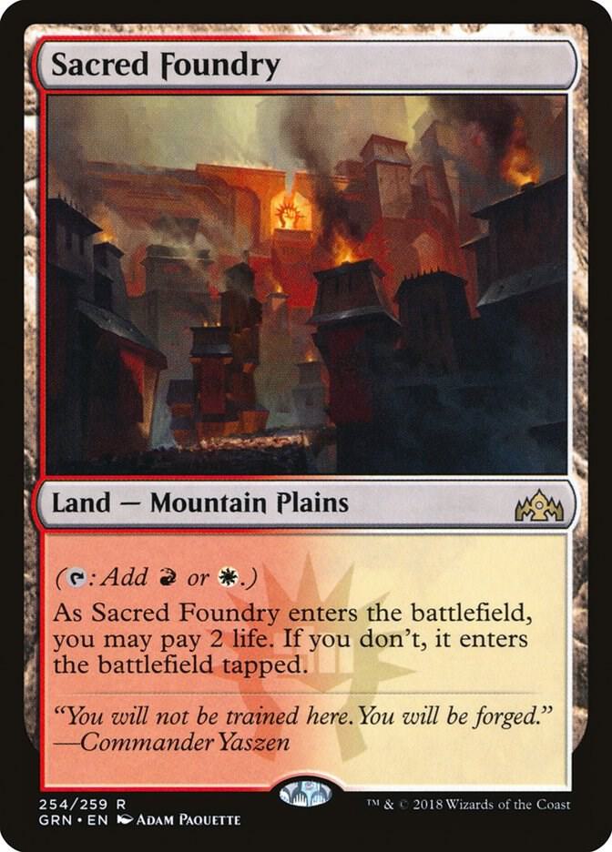 Sacred Foundry - Guilds of Ravnica (GRN) NM