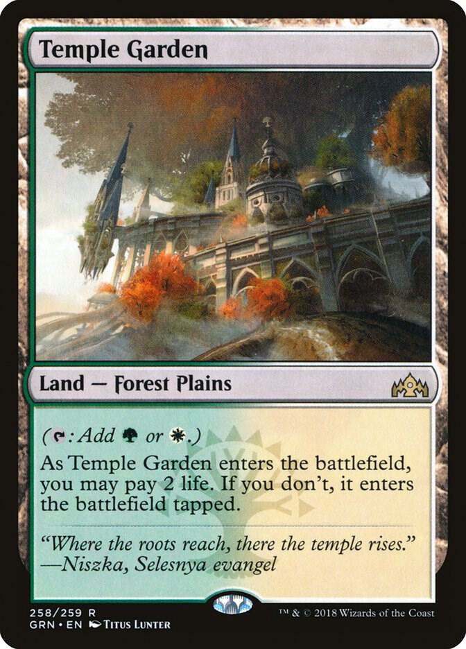 Temple Garden - Guilds of Ravnica (GRN) LP