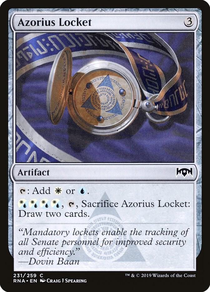 Azorius Locket - Ravnica Allegiance (RNA) LP *FOIL*