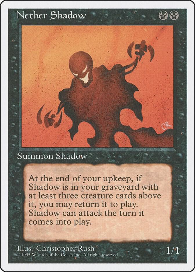 Nether Shadow - Fourth Edition (4ED) NM