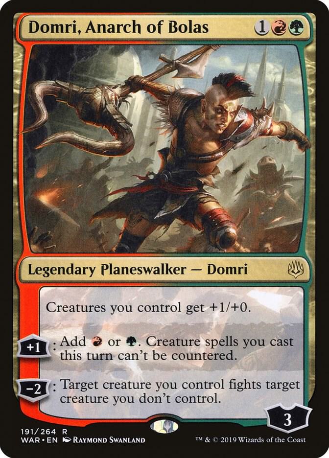 Domri, Anarch of Bolas - War of the Spark (WAR) NM