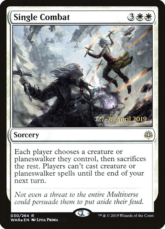 Single Combat - Prerelease Cards (PRE) NM *FOIL*