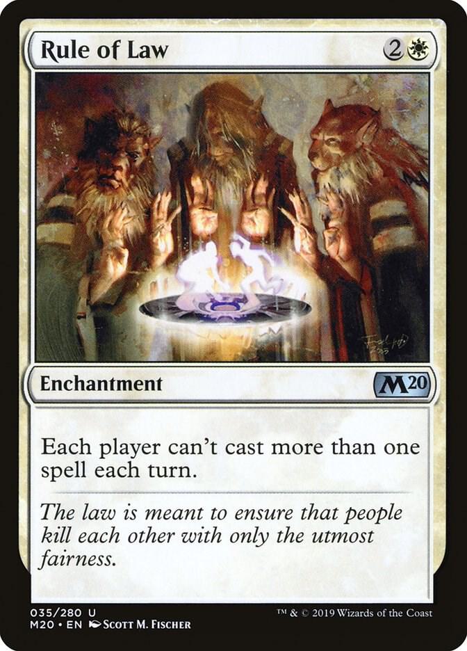 Rule of Law - Core Set 2020 (M20) NM
