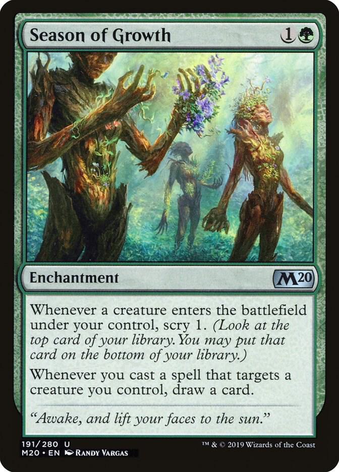 Season of Growth - Core Set 2020 (M20) LP *FOIL*