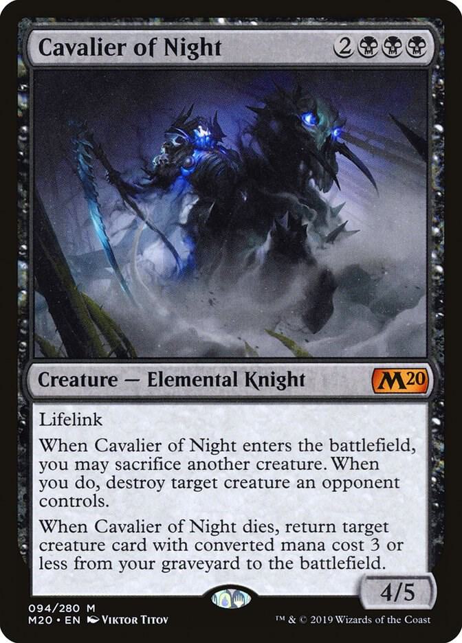 Cavalier of Night - Core Set 2020 (M20) NM