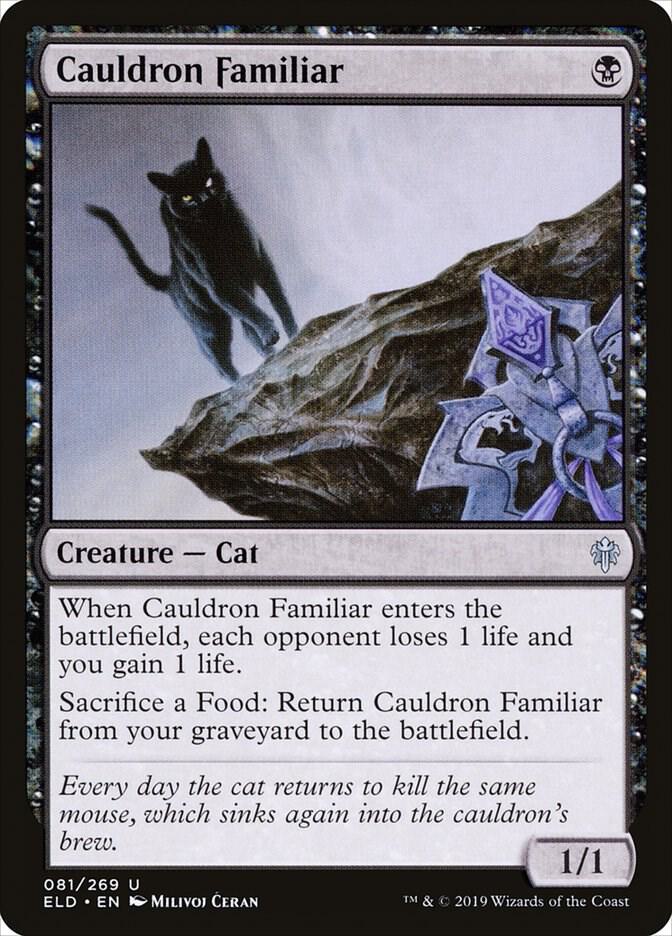 Cauldron Familiar - Throne of Eldraine (ELD) MP *FOIL*