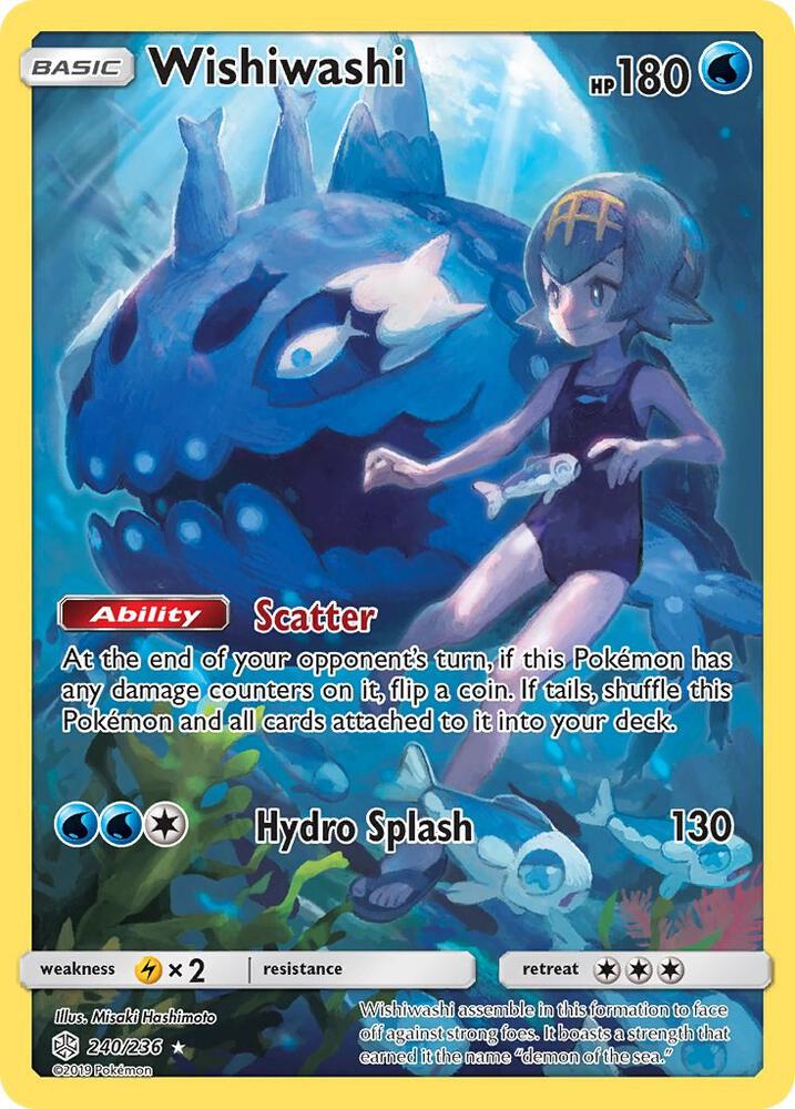 Wishiwashi (Secret) - SM - Cosmic Eclipse (SM12) NM *FOIL*