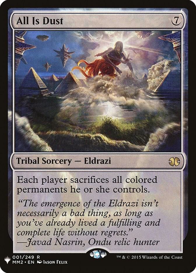 All Is Dust - The List Reprints (LIST) NM
