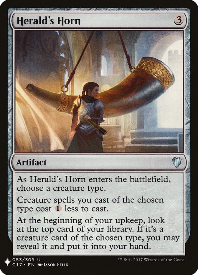 Herald's Horn - The List Reprints (LIST) NM