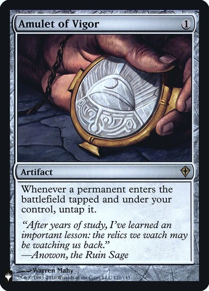 Amulet of Vigor - The List Reprints (LIST) NM *FOIL*