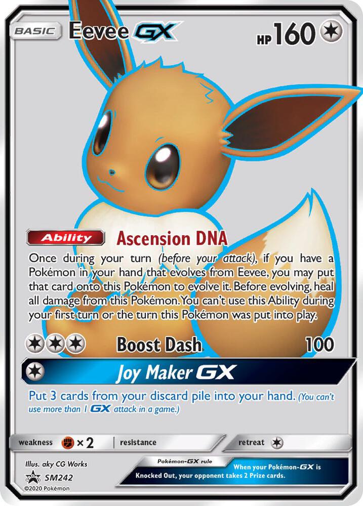 Eevee GX - SM242 - SM Promos (SMP) NM *FOIL*