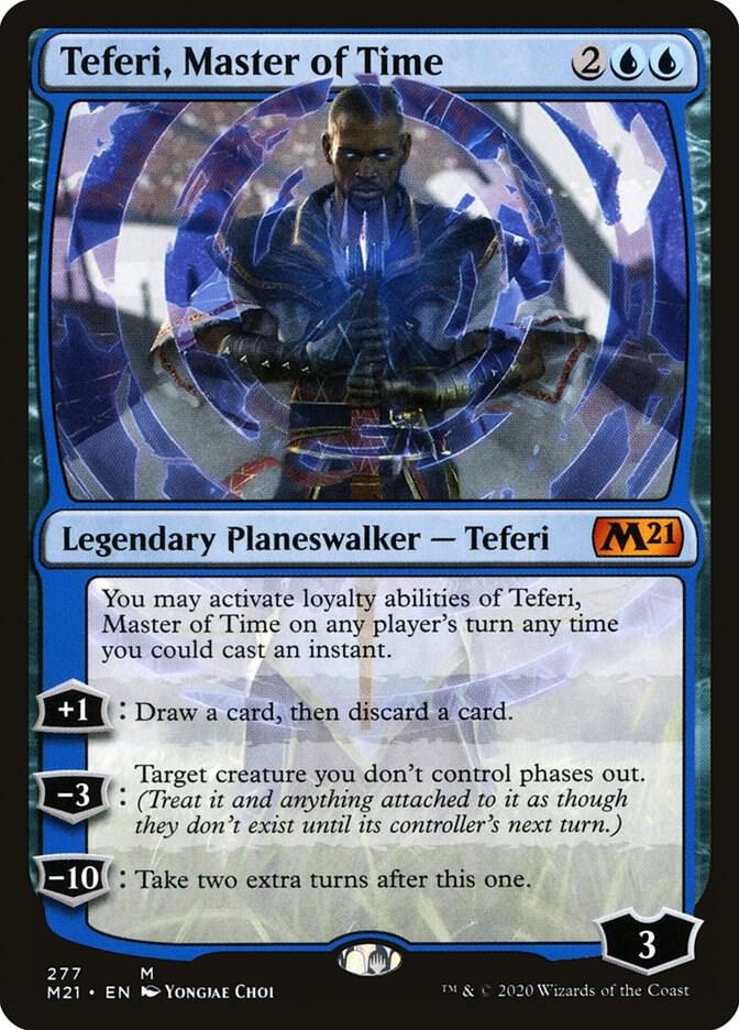 Teferi, Master of Time (277) - Core Set 2021 (M21) NM