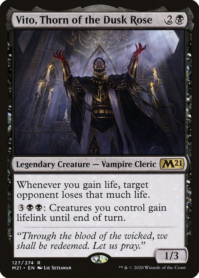 Vito, Thorn of the Dusk Rose - Core Set 2021 (M21) NM