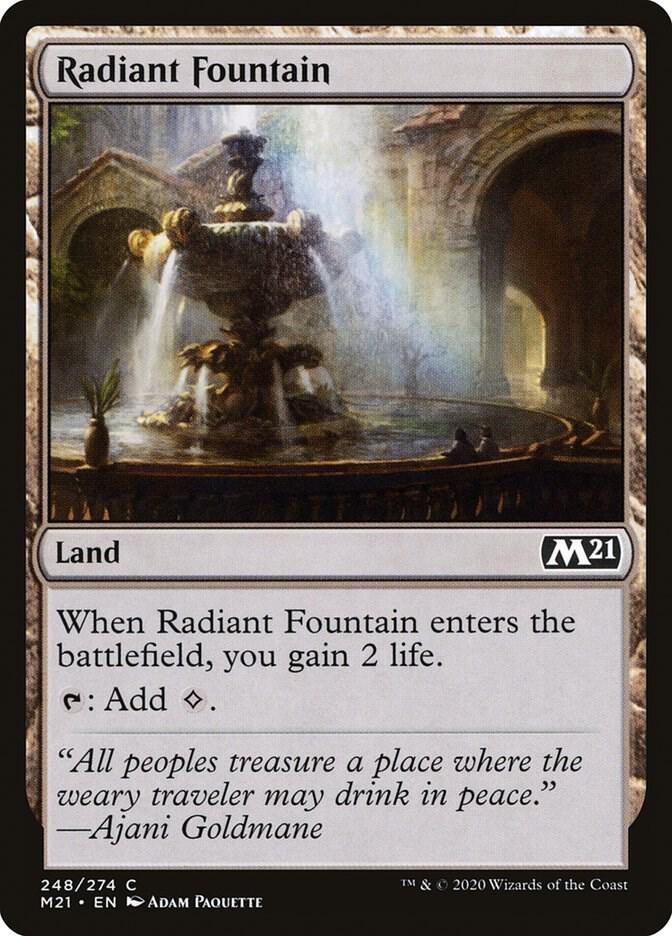 Radiant Fountain - Core Set 2021 (M21) NM *FOIL*