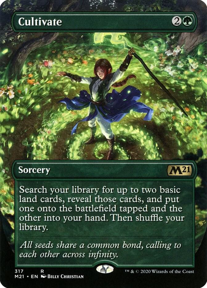 Cultivate (Alternate Art) - Core Set 2021 (M21) NM *FOIL*