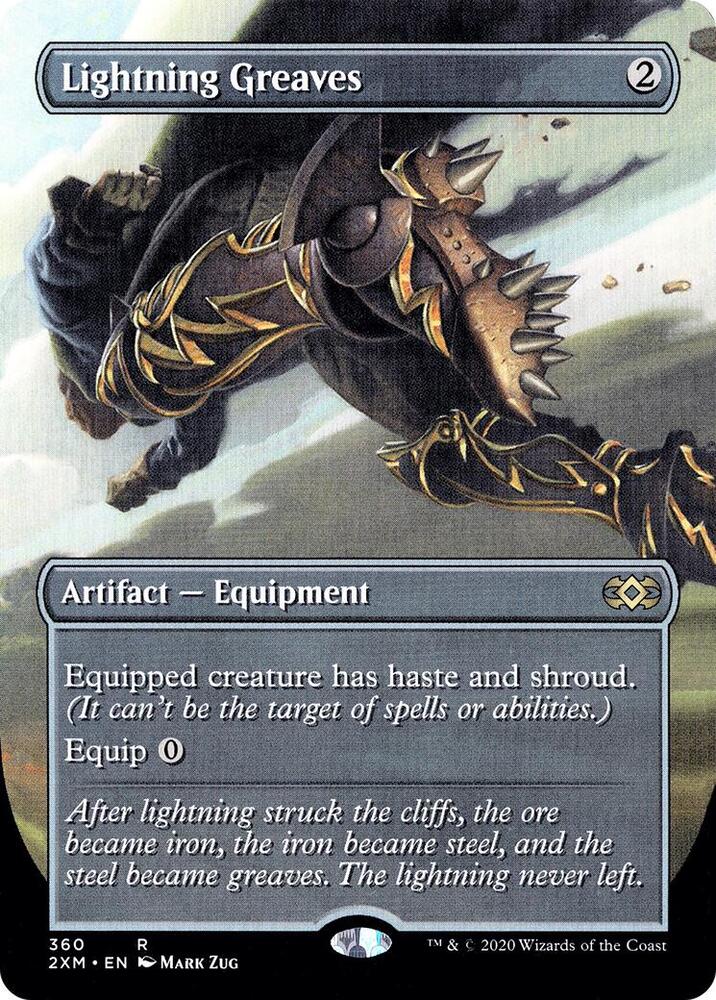 Lightning Greaves (Borderless) - Double Masters (2XM) NM *FOIL*