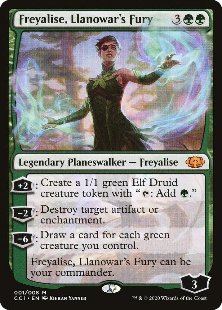 Freyalise, Llanowar's Fury - Commander Collection: Green (CC1) NM