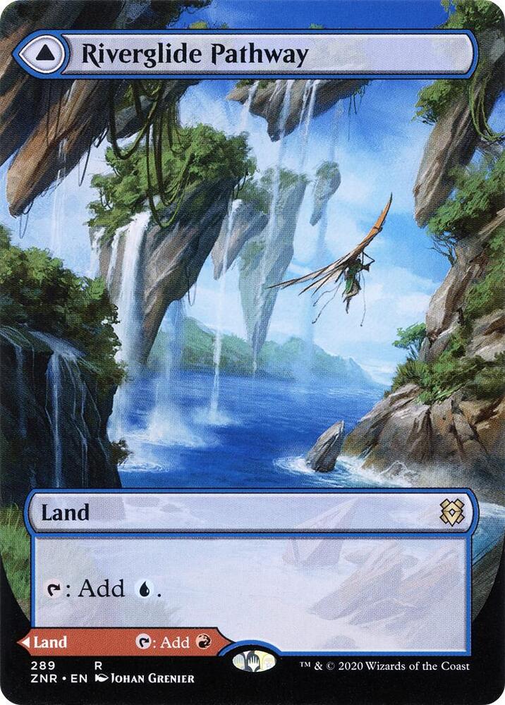 Riverglide Pathway (Borderless) - Zendikar Rising (ZNR) NM