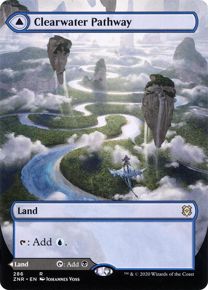 Clearwater Pathway (Borderless) - Zendikar Rising (ZNR) NM
