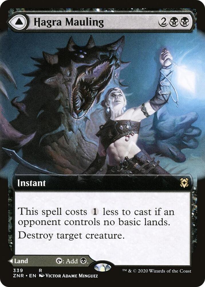 Hagra Mauling (Extended Art) - Zendikar Rising (ZNR) LP *FOIL*
