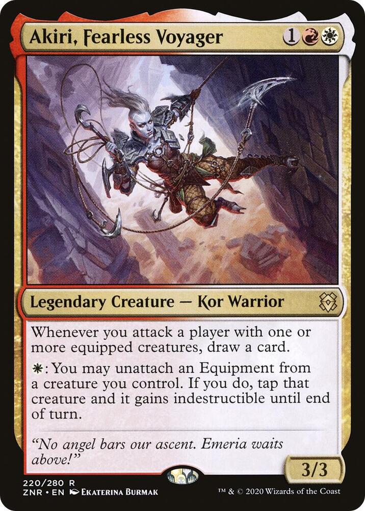 Akiri, Fearless Voyager - Zendikar Rising (ZNR) NM