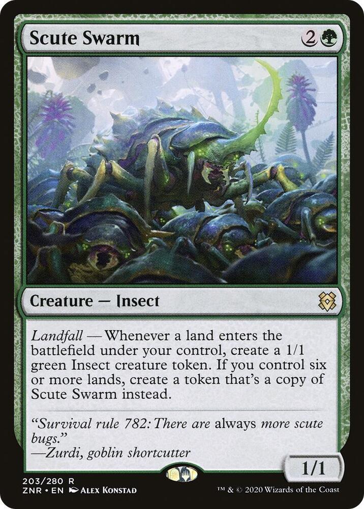 Scute Swarm - Zendikar Rising (ZNR) LP *FOIL*