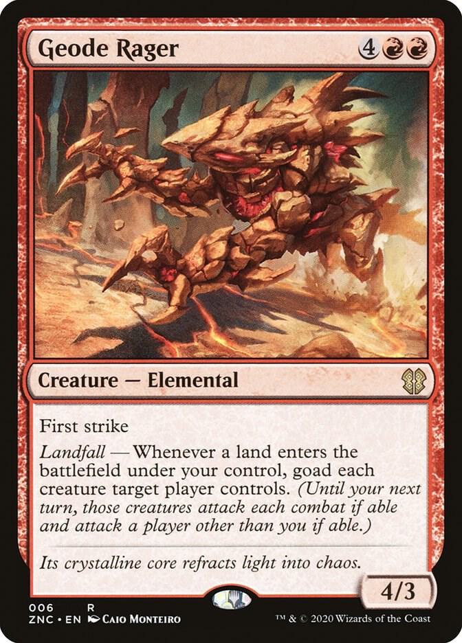 Geode Rager - Commander: Zendikar Rising (ZNC) NM
