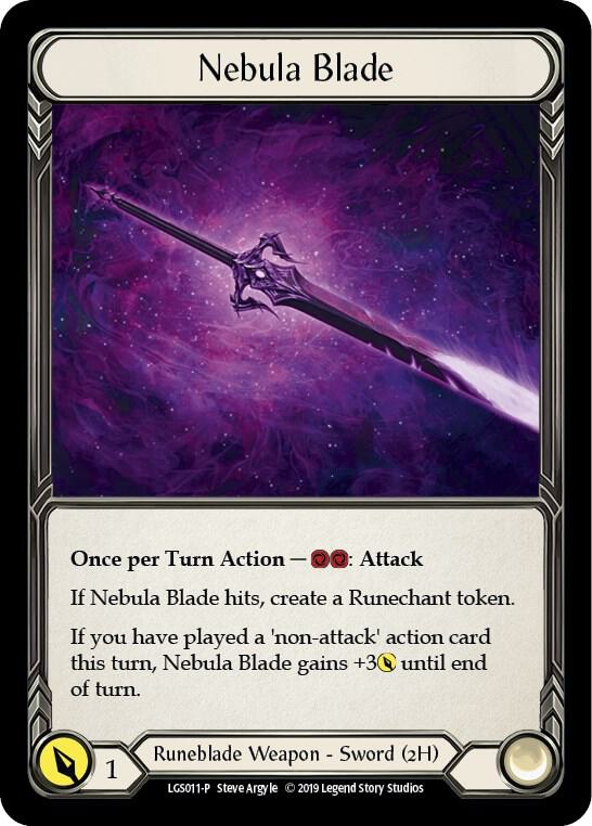 Nebula Blade - LGS011 - Flesh and Blood: Promo Cards (PR) NM *Cold Foil*
