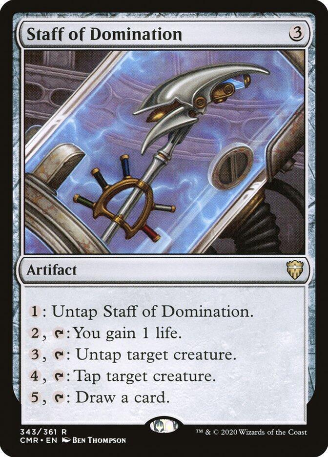 Staff of Domination - Commander Legends (CMR) NM